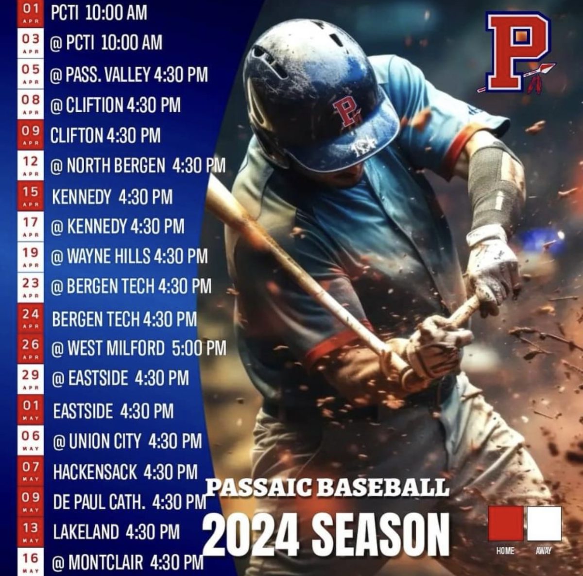 Passaic High School Baseball Team Reveals Highly Anticipated Season Schedule!