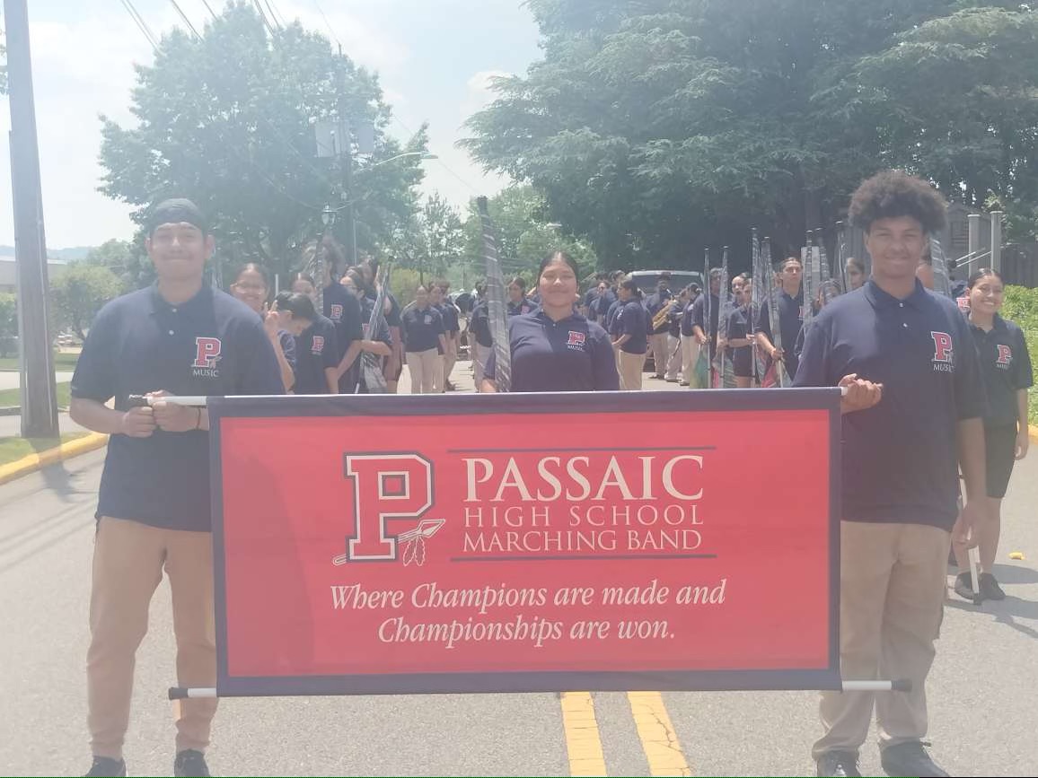 Celebrating Talent: The Passaic District Marching Band Shines at Totowa Memorial Day Parade