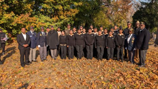 PHS NJROTC Joins Mayor Hector Lora at the Veterans Day Ceremony in Passaic