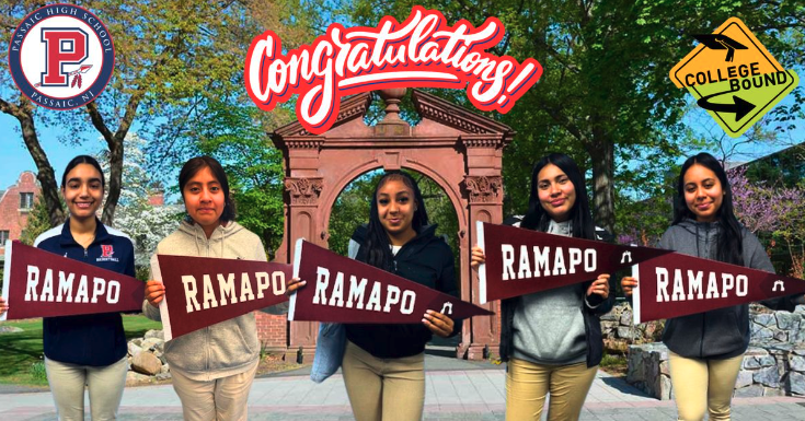 PHS Class of 2025 Students Accepted to Ramapo College, Some with Merit Scholarships!