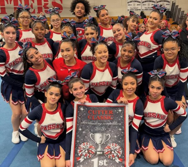 Passaic Cheerleaders Capture First Place at Their First Competition of the Season