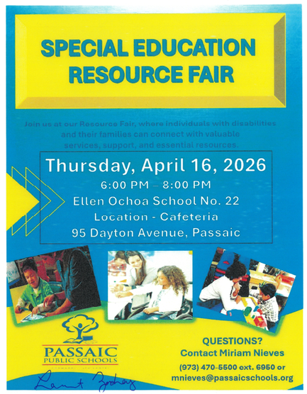 Special Education Resource Fair Coming to Ellen Ochoa School No. 22