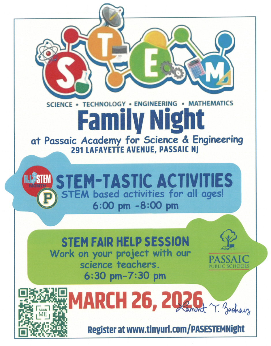 STEAM Family Night Returns to Passaic Academy for Science & Engineering